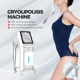 Professionell Cryolipolysis Fat Freeze Machine Cryo Body Slimming Beauty Equipment 4 HANDLAR FDA Godkänd