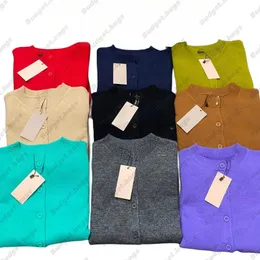 New Fashion Clothing 2023 Letter solid color knit cardigan Women's Sweaters