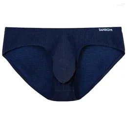 Underpants Men's Briefs Sexy Men Nylon Comfortable Breathable Underwear Male Panties Solid Color