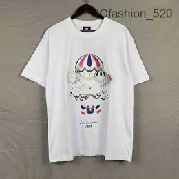 Футболка Kith Kith с воздушным шаром Kith, футболка для мужчин и женщин, модная повседневная свободная женская и мужская футболка Harajuku S2SX