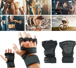 2019 Ny unisex Neopren Sport Fitness Cycling Gym Half Finger Gloves Träning Vikt Lyft Träningssträning handskar handskar9656889