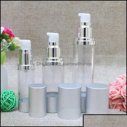 Parfümflasche Airless Cosmetic Cream Pump Containerslotion Vakuumflaschen mit Pumpmatte Sier Bottle F569 Drop Delivery 2021 per Frag Dhhwz