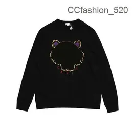 Felpe con cappuccio da uomo Kenzo Felpe con cappuccio Kenzos Felpe con cappuccio Kenzo Designer Kenz Tiger Head Ricamo Girocollo Pullover Manica lunga Felpa Ken Kenzos JLDT