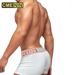 Cuecas CMENIN Mens Boxershorts Sexy Underwear Algodão Macio Masculino Boxer Masculino Sissy Calcinha Biquíni Gays Natação Troncos Boxers