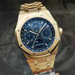 İsviçre Lüks Saatler AP Bilek Saatleri 26574or Royal AP Oak Serisi 18K Gül Altın Malzeme 41mm Otomatik Mekanik Erkekler Saati