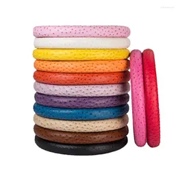 Steering Wheel Covers 13 Colors Ostrich Grain Car Cover Fiber Leather Steering-Wheel Cases Accessories For Girls Women