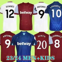 2023 2024 wEsT HaMs Soccer Jersey Final Prague BOWEN RICE SCAMACCA Football Shirts Men UnITeDS WARD PROWSE ANTONIO FORNALS PAQUETA White Third 3rd LANZINI