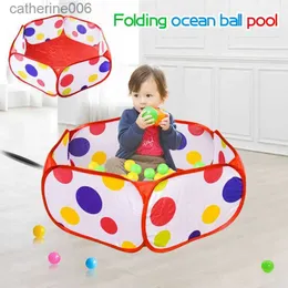 Детская складная палатка для бассейна с океанскими шариками длиной 1 м для домашних животных (без мяча) L231027