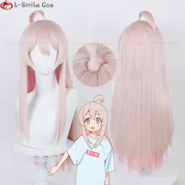 Catsuit Costumes High Quality Onimai: I'm Now Your Sister Oyama Mahiro Cosplay 70cm Pink Heat Resistant Hair Anime Wigs + Wig Cap