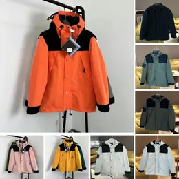 Jaquetas masculinas de luxo moda outerwear casacos casual blusão manga longa ao ar livre carta blusão grande jaqueta impermeável tnf