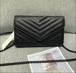 Designer Umhängetaschen, Schaffell, Kaviar, Metall, Gold, Silber, Schwarz, Kette, Handtasche, Luxus-Leder, Flip-Cover, diagonale Umhängetaschen 39010