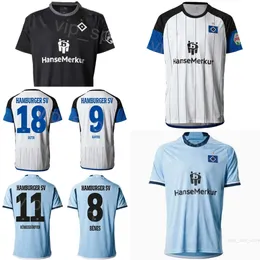 Hamburger SV 8 Benes Soccer Jerseys 23-24 Club 9 Glatzel 18 Jatta 27 Dompe 28 Muheim 14 Reis 3 Heyer 22 van der BROMP 23 Meffert Hadzikadunic Football Shirt Kits Uniform