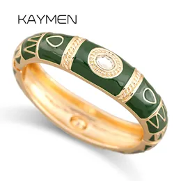 Bangle Fashion Totem Style Enamelled Colorful Exquisite Bracelet Statement Cuff Bangle for Women Wholesale Price Drop- 231027
