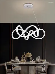 Подвесные светильники Скандинавский минималистичный обеденный стол, современная творческая индивидуальная художественная люстра, светильник для бара