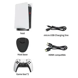 M5 PS5 bezprzewodowe ręczne gier Konsole gier wideo 4K 20000 Games klasyczny bezprzewodowy kontroler gier retro dla PS1/CPS/FC/GBA