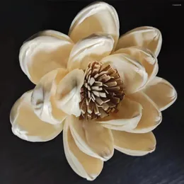 Dekorative Blumen Großhandelsdesign und hochwertige Sola-Holzblume für Duftdiffusor