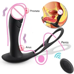 Anelli prepuzio strumento sessuale uomini testicuzzi chastet gabbia distanc grande annali plug vibrazione anale donne vibratore maniche palla sessi bustina 231027