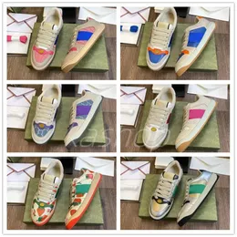 Designer Luxury Classic Fashion Worna Shoes Women's Sports Shoes Dirty Men's Casual Shoes Lace Up Canvas Edge Leather Shoes