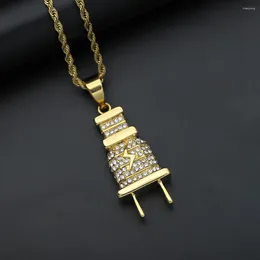Ожерелья с подвесками в стиле хип-хоп/рок из нержавеющей стали, ожерелье с вилкой «сделай сам»