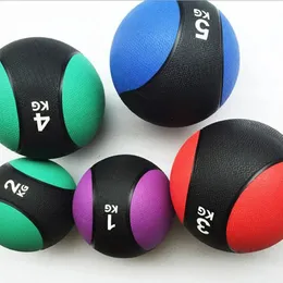 Bolas de yoga cintura e abdômen reabilitação treinamento físico borracha medicina bola fitness 231027