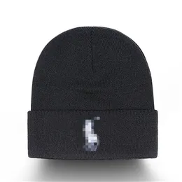 Neue Beanie-Designer-Mütze, Luxus-Polo-Mütze, Temperament, vielseitige Beanie-Strickmütze, warmer Buchstabe, POLO-Design-Mütze, 22 Farben, L-21