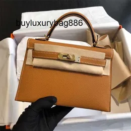 Bolsa feminina de couro 2023 moda couro diagonal carry-on bolsa feminina couro especial segunda geração min lh