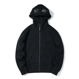 Erkek ceketler cp hoodie compagnie yuvarlak lens sweatshirt kazak saf pamuk fermuarlı kapüşonlu polar Koreli Haruku büyük boy ceket