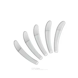 100pcs lot Mini Cosmetic Spatula Scoop Disposable White Spatula 50mm Plastic Sp300U