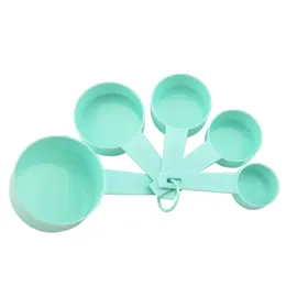 Measuring Tools Multipurpose Cup Spoon Gauge Tool Plastic Handle Flatbottomed Kitchen Cooking Gadget 231026