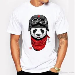 Nieuwste 2020 Herenmode Korte Mouw Leuke Panda Gedrukt T-shirt Harajuku Grappige T-shirts Hipster O-hals Cool Tops3157
