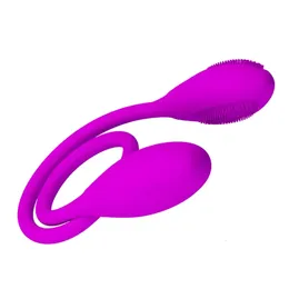Vuxen leksaker Långt dubbelt huvud anal klitoris vaginal g stimulator vibratorer dubbel kula ägg vibrator sex leksaker för kvinnor lesbiska par spelar 231027