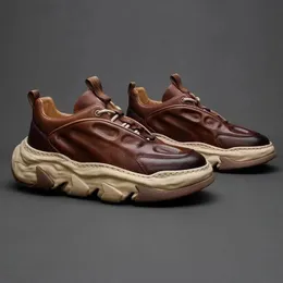 Модельные туфли, мужские кроссовки на платформе, повседневная мужская теннисная роскошная обувь, дышащие кроссовки для гонок, модные мужские кроссовки для бега 231026
