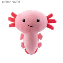 Stuffed Plush Animals 20cm Newest Cartoon Plush Axolotl Plush Toy Kawaii Animal Axolotl Plushie Figure Doll Toy Cartoon Pink Axolotl Stuffed Doll GiftL231027