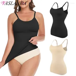 Mulheres Shapers Mulheres Sem Costura Controle de Barriga Shapewear Alta Elastic Strench Tank Top Slimming Compression Body Shaper Vest Corset