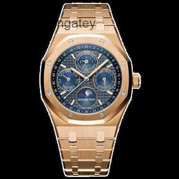 Swiss Luxury Watches AP Wrist Watches 26574or.oo.1220or.02 Royal AP Oak Series 18K Rose Gold Automatic Mechanical Mens Watch Perpetual Calender Oxev