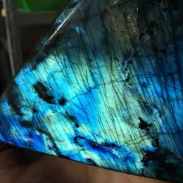 Circa 1000 g-700 g di labradorite naturale quarzo flash pietra cristallo minerale curativo159o