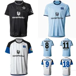 SV Hamburger Soccer Jerseys 23/24 Club 9 Robert Glatzel 8 Laszlo Benes 11 Ransford-Yeboah Konigsdorffer 21 Levin Oztunali Daniel Heuer Fernandes Football Shirt Kits