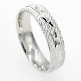 Anéis de casamento 925 Sterling Silver Casal Anel para Amantes Geométrico Superfície Áspera Elegante Banda de Casamento Jóias para Homens Mulheres Presente 231027