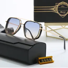 Mode Cool SteamPunk Punk Stil Vintage Pilot Sonnenbrille Metall Mesh Seite Schild Hip Hop Marke Design Sonnenbrille DITA