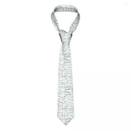 Bow Ties Math Läxor män kvinnor slipsar smala polyester 8 cm klassisk geek lärare gåva hals för skjorta tillbehör bröllop