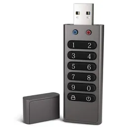 256G Privacy Protection Encrypted USB Flash Drive Hardware Password Memory Stick USB 3.0 U Disk