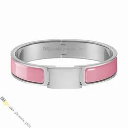 Designer de joalheria de pulseira de designer para feminino Titanium Aço esmalte de aço, banhado a ouro nunca desbotamento de pulseira de prata não alérgica;Store/21621802