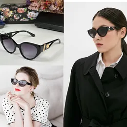 Lunettes de Soleil Femme Fashion نظارات شمسية على غرار العين مع شعار كلاسيكي نساء من الأزياء النظارات الشمسية 6146