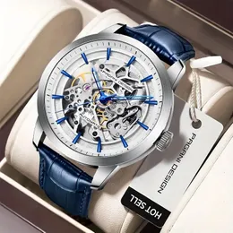 Armbanduhren PAGANI DESIGN Männer Luxus Automatische Mechanische Uhr Edelstahl Wasserdichte Sport Leder Relogio Masculino 231027