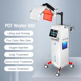 Recentemente atualizado Oxygen Jet Aqua Peeling Pele Hidratante Suavizante Rosto Firmador Branqueador Iontoforese Aperto de Pele Inchaço de Plasma Remover Aparelho 11 em 1