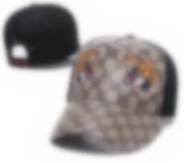 المصمم الفاخر Tiger Animal Hat المطرزة Snake Men Men Men and Women's Baseball Cap 2023 A8