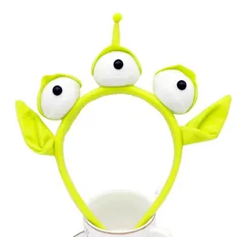 Alien Monster Headband Pluszowy robot gałki włosów dla dorosłych dzieci Halloween impreza Cosplay Akcesoria