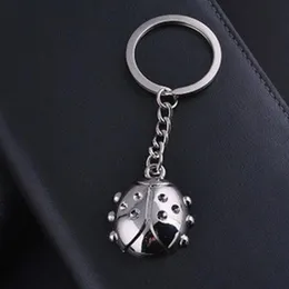 10pcs Chaveiro Fashion Casual Animal Ladybug Blaki klęscy Athoy Charm Brelfing Keyring Keyfobs Kreatywny metalowy samochód Key Kluczowy Prezent Biżuteria Prezent266s