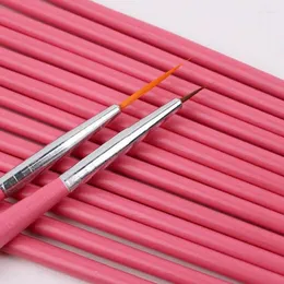 네일 브러시 15pcs 예술 장식 브러시 세트 페인팅 펜 디자인 도구 팁 UV 광택 브러시 스토