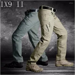 Jaktbyxor IX9 (ii) Men Militar Tactical Cargo Outdoor Combat Swat Army Training Military Sport Byxor för vandring